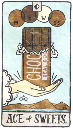 Food Fortunes. A Deck of Dinner Divination